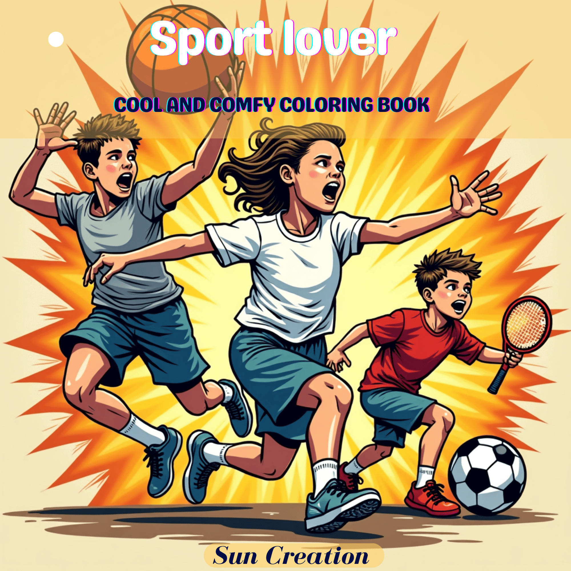 sport lover coloring books