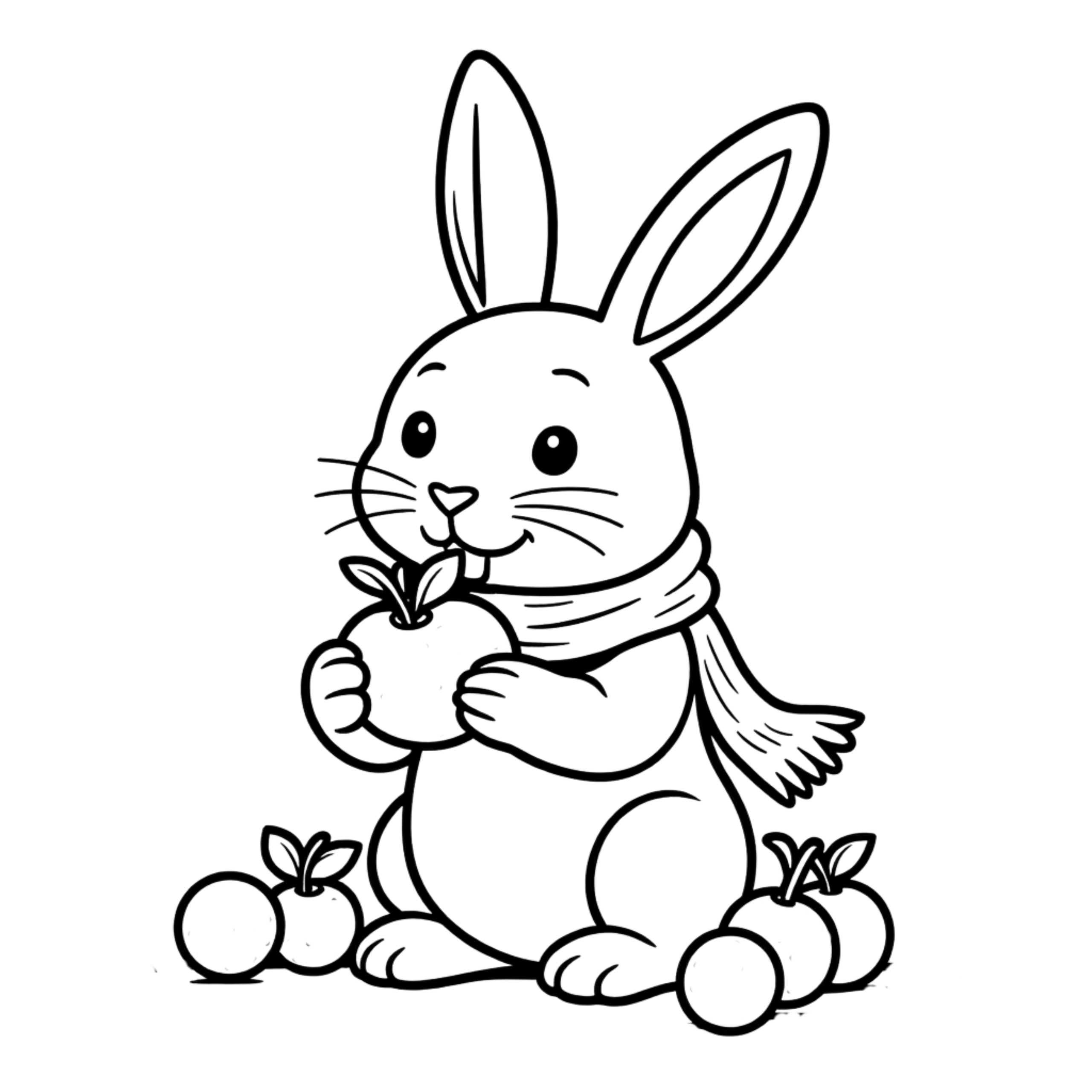 autumn animal fruits coloring books