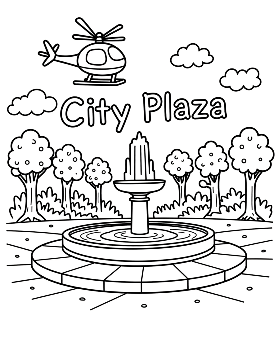 Architecture Coloring Book