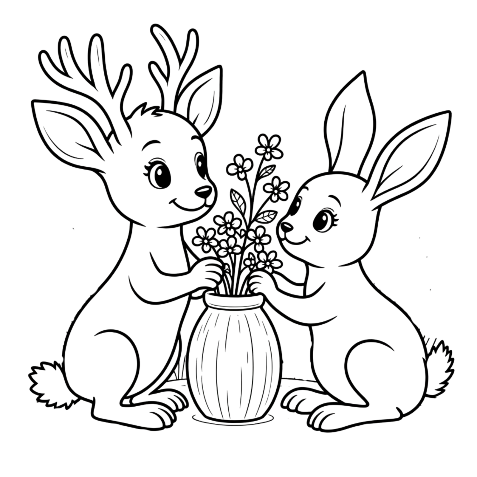 57 autumn cozy creatures coloring book