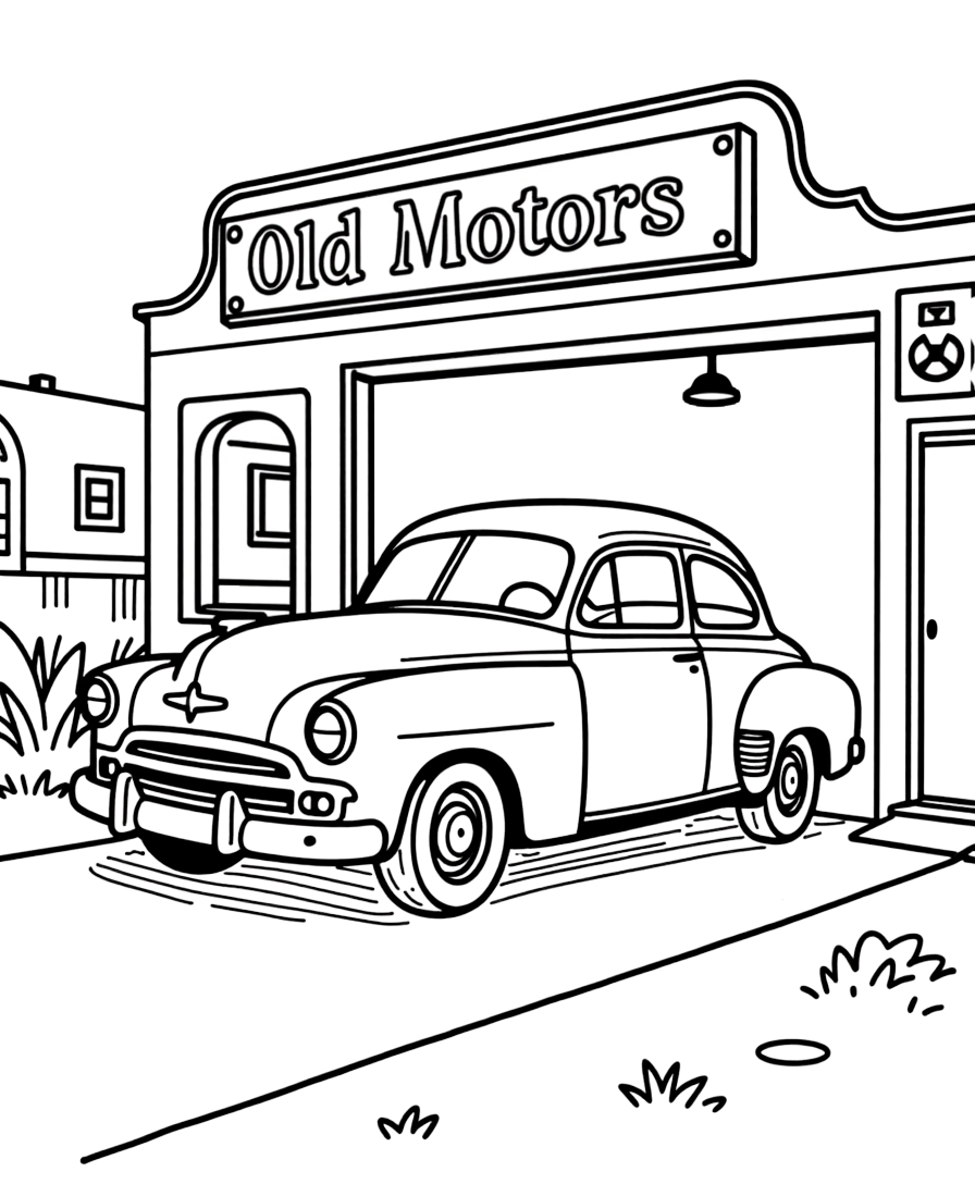 vehicles coloring books for kids