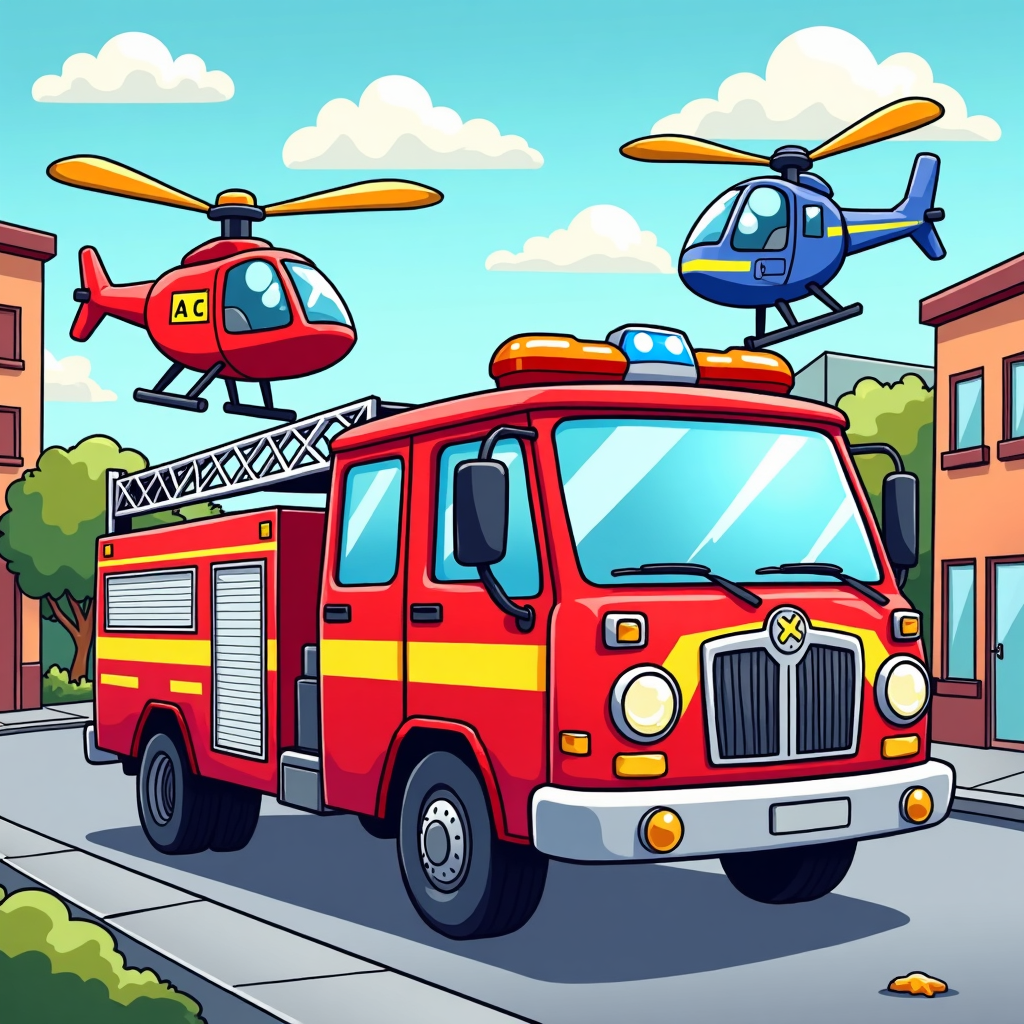 Vehicles Coloring books
